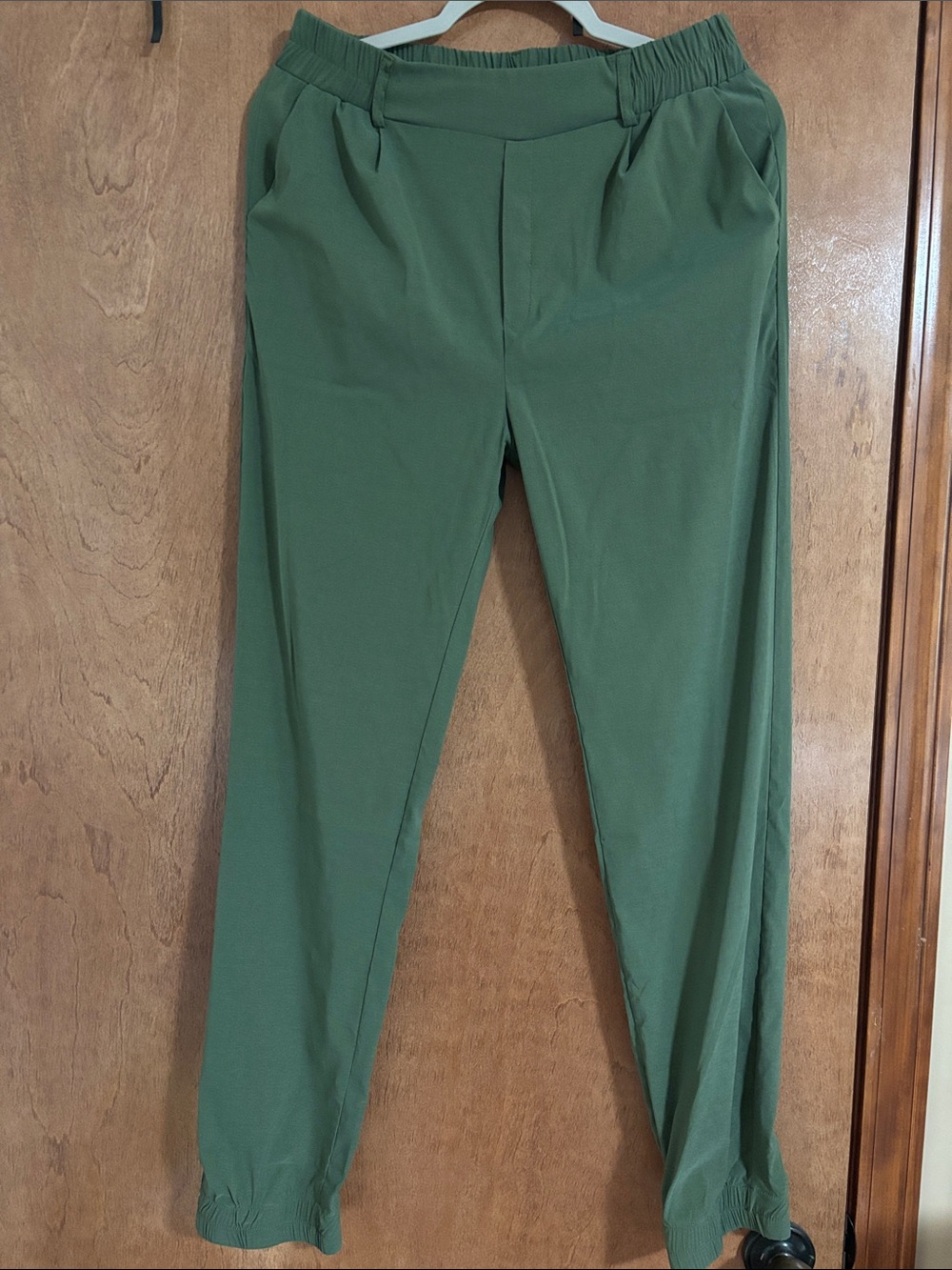 Women’s Casual Olive Green Stretch Pants
